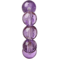 Amethyst Mini Round crystal bead