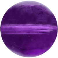 Amethyst Round crystal bead