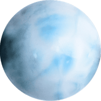 Aquamarine Round crystal bead
