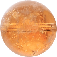 Citrine Round crystal bead