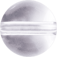 Clear Quartz crystal bead