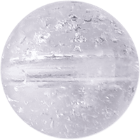 Clear Quartz crystal bead