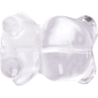 Clear Quartz Carved crystal bead