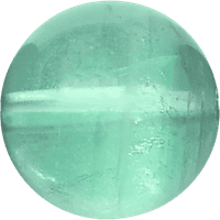 Fluorite Round crystal bead