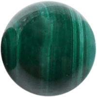 Malachite Round crystal bead