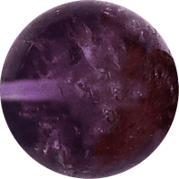 Phantom Quartz Round crystal bead