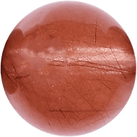Rabbit-Hair Quartz Round crystal bead