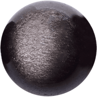 Silver Sheen Obsidian Round crystal bead