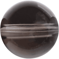 Smoky Quartz Round crystal bead