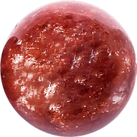 Strawberry Quartz Round crystal bead