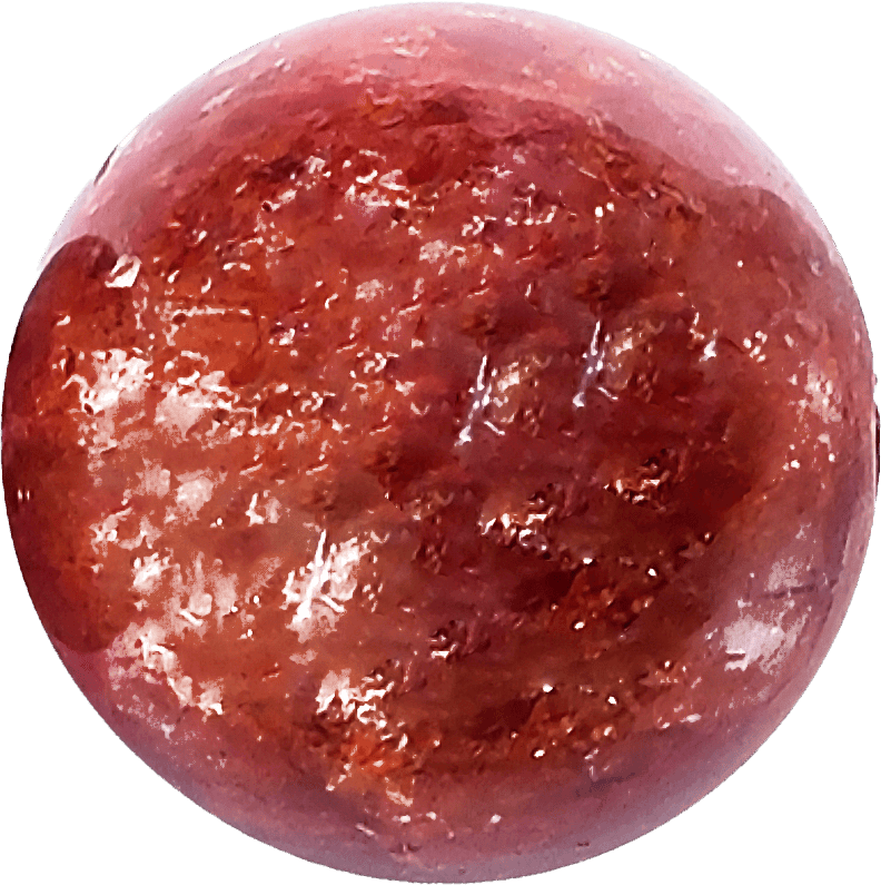 Strawberry Quartz Round crystal bead