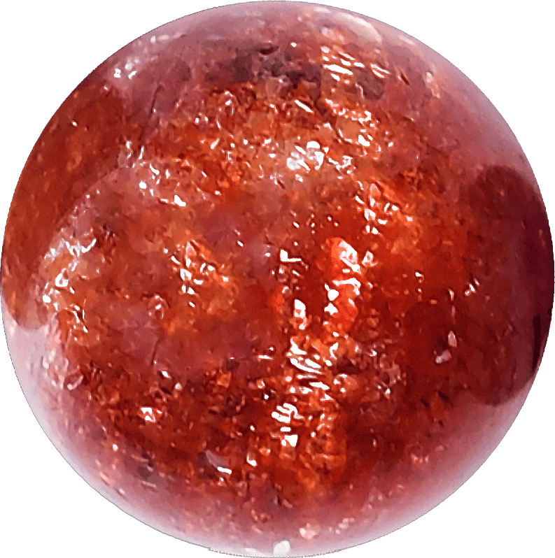 Strawberry Quartz Round crystal bead