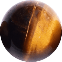 Tiger's Eye Round crystal bead