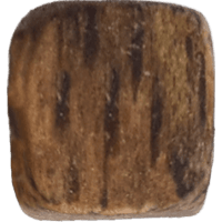 Wood Bead Cube crystal bead